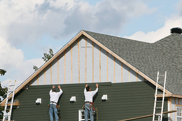 Professional Emergency Siding Repair technician working in Big Prairie, OH